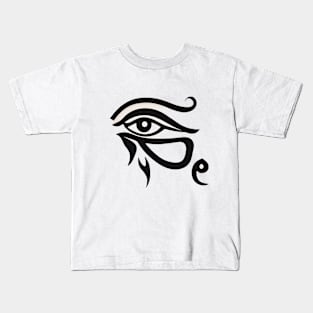 Eye of Horus Terracotta Shadow Silhouette Anime Style Collection No. 230 Kids T-Shirt